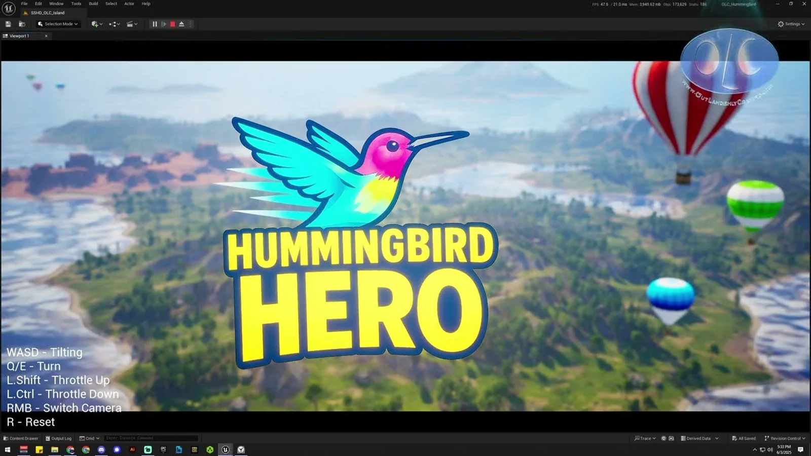 Hummingbird Hero key art